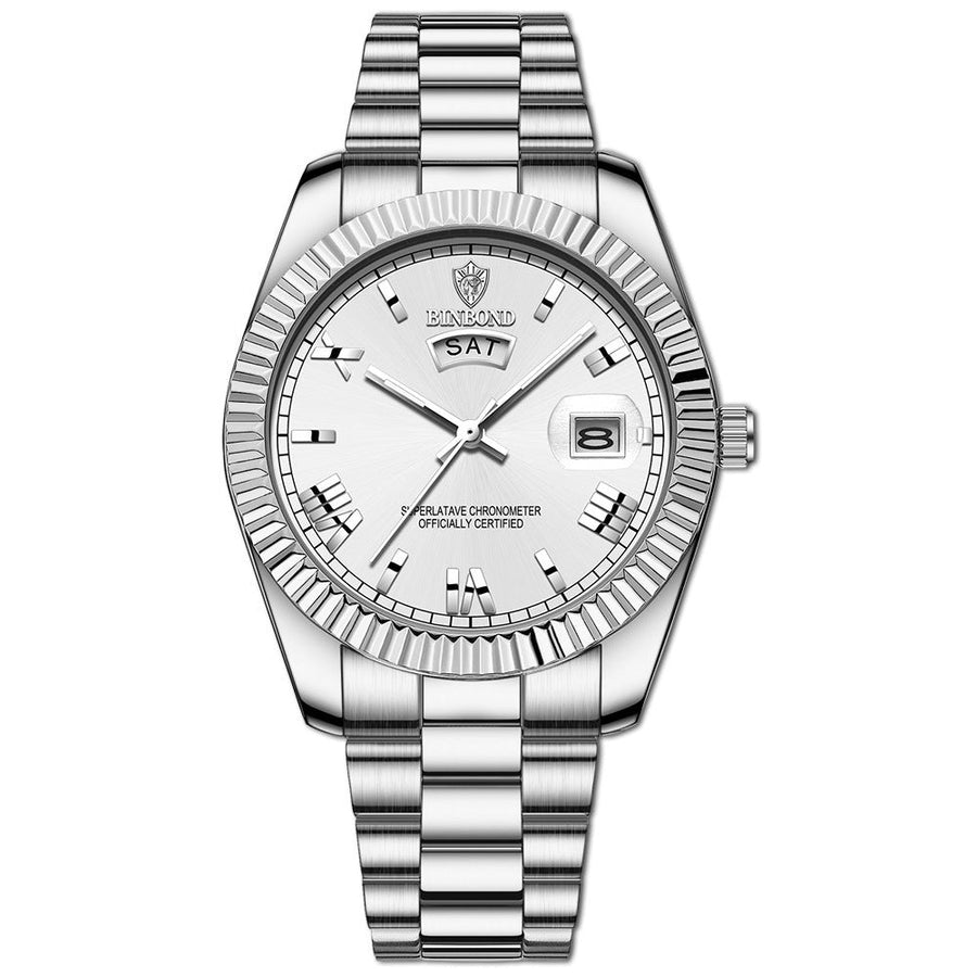 Montre Business Chronomètre Homme Style Classique Quartz