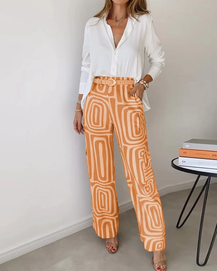 Lorenza™- Conjunto Casual de Dos Piezas