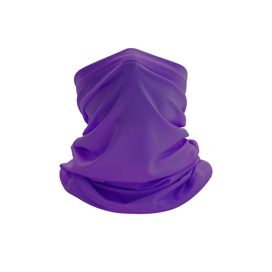 Multifunctional neck gaiter in solid-color or camouflage soft fabric
