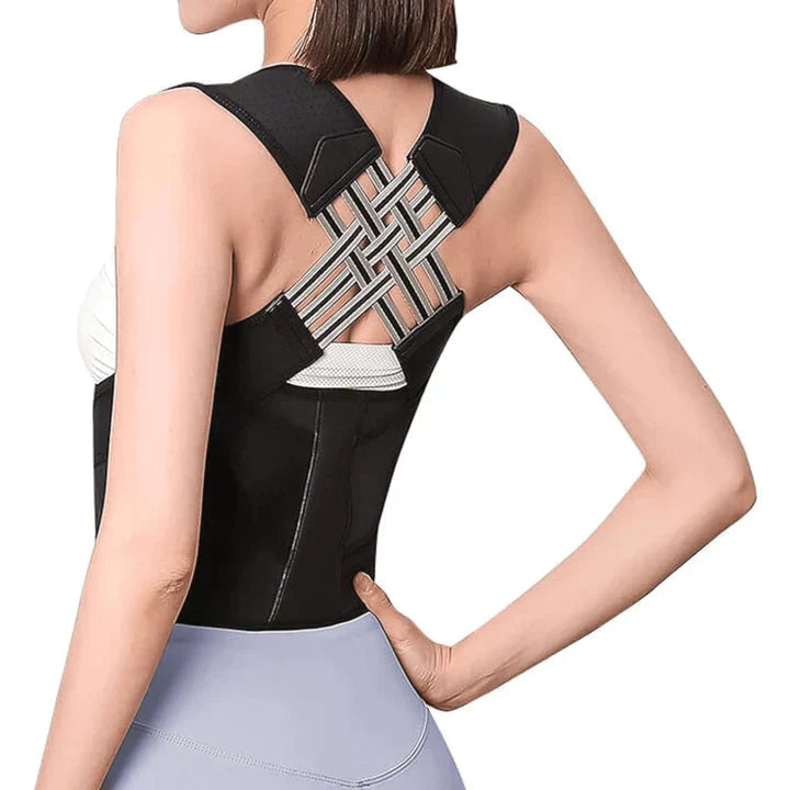 Correcteur de posture dorsal pour homme – Soutien ergonomique pour le dos et les épaules, maintien du dos, redresseur de posture