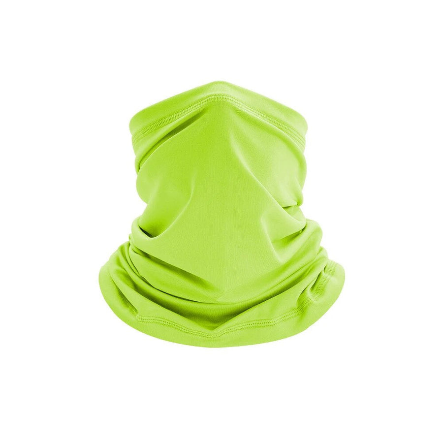 Multifunctional neck gaiter in solid-color or camouflage soft fabric