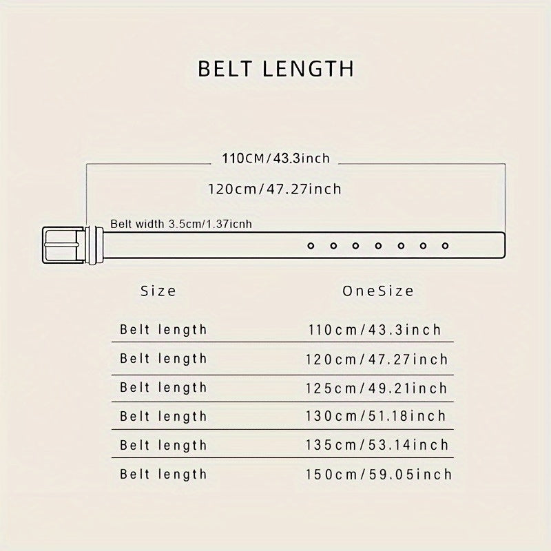 Men's Braided Belt in Flexible Material with Prong Buckle