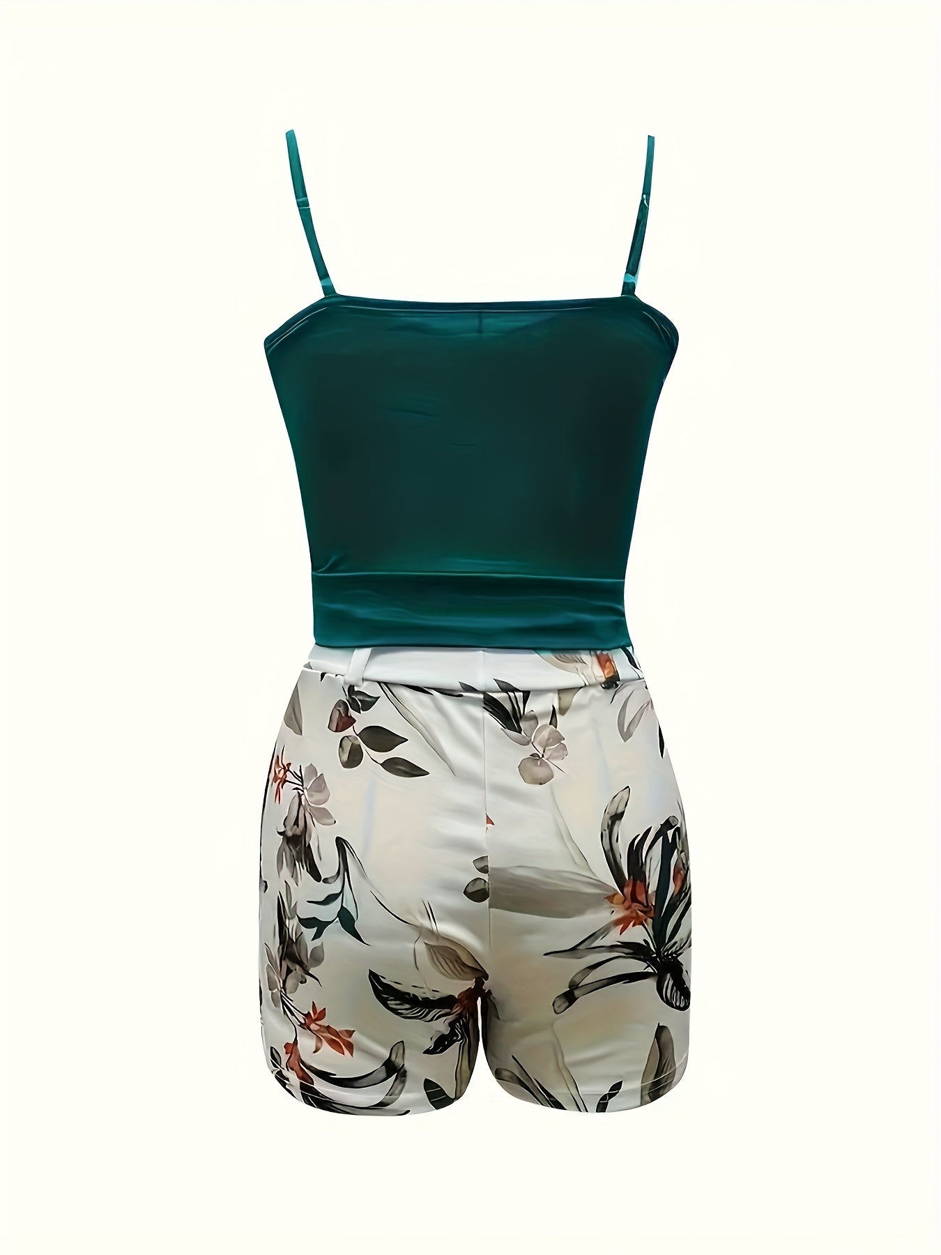 Combinaison Short Femme Élégante Style Estival pour Sorties et Vacances