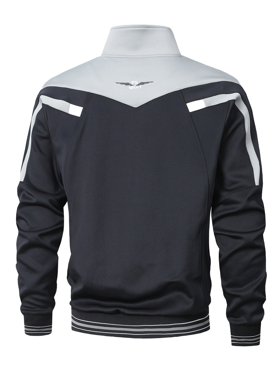 Ensemble de survêtement Homme, Veste et Pantalon Bicolore à Rayures