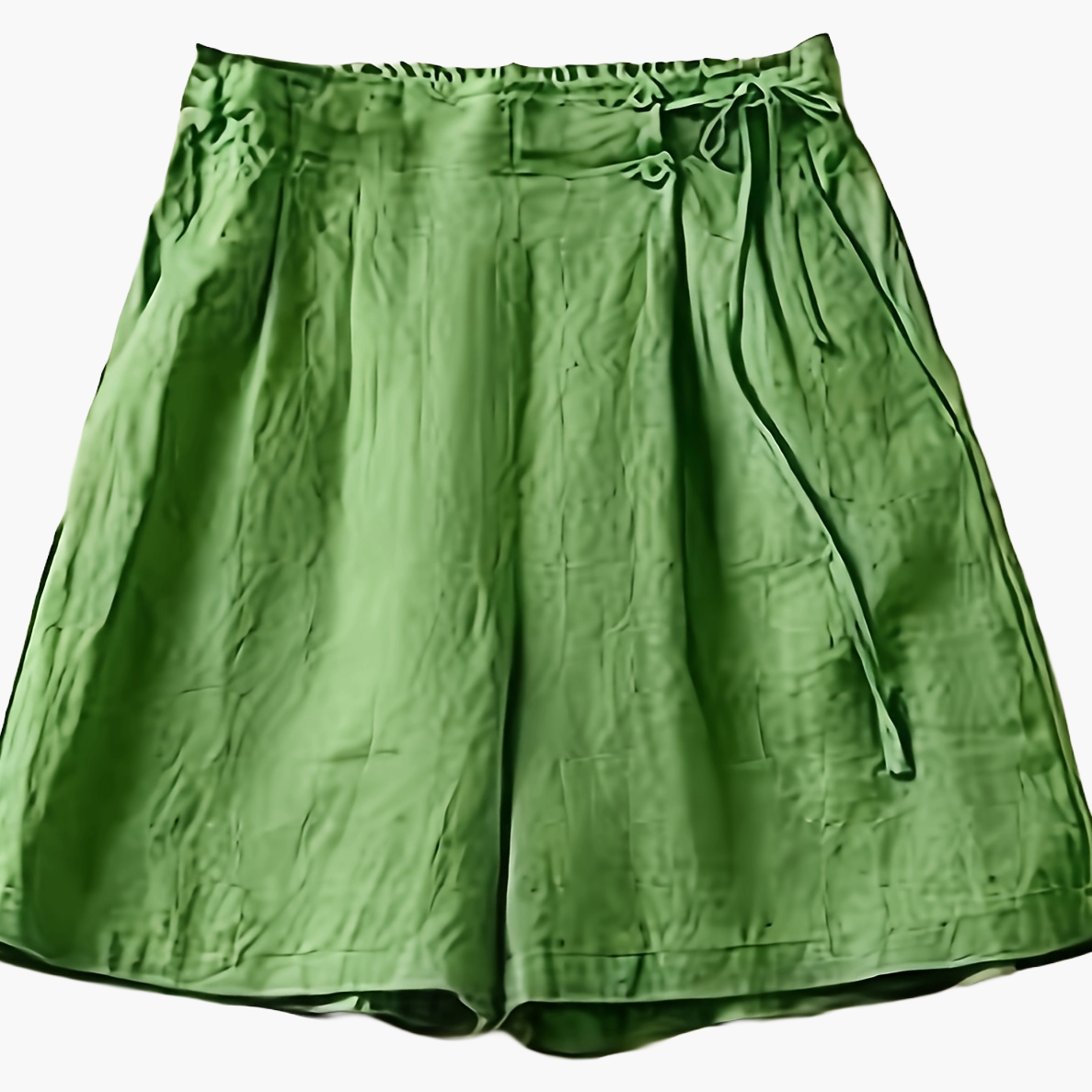 Shorts taille haute femme coupe ample style décontracté été