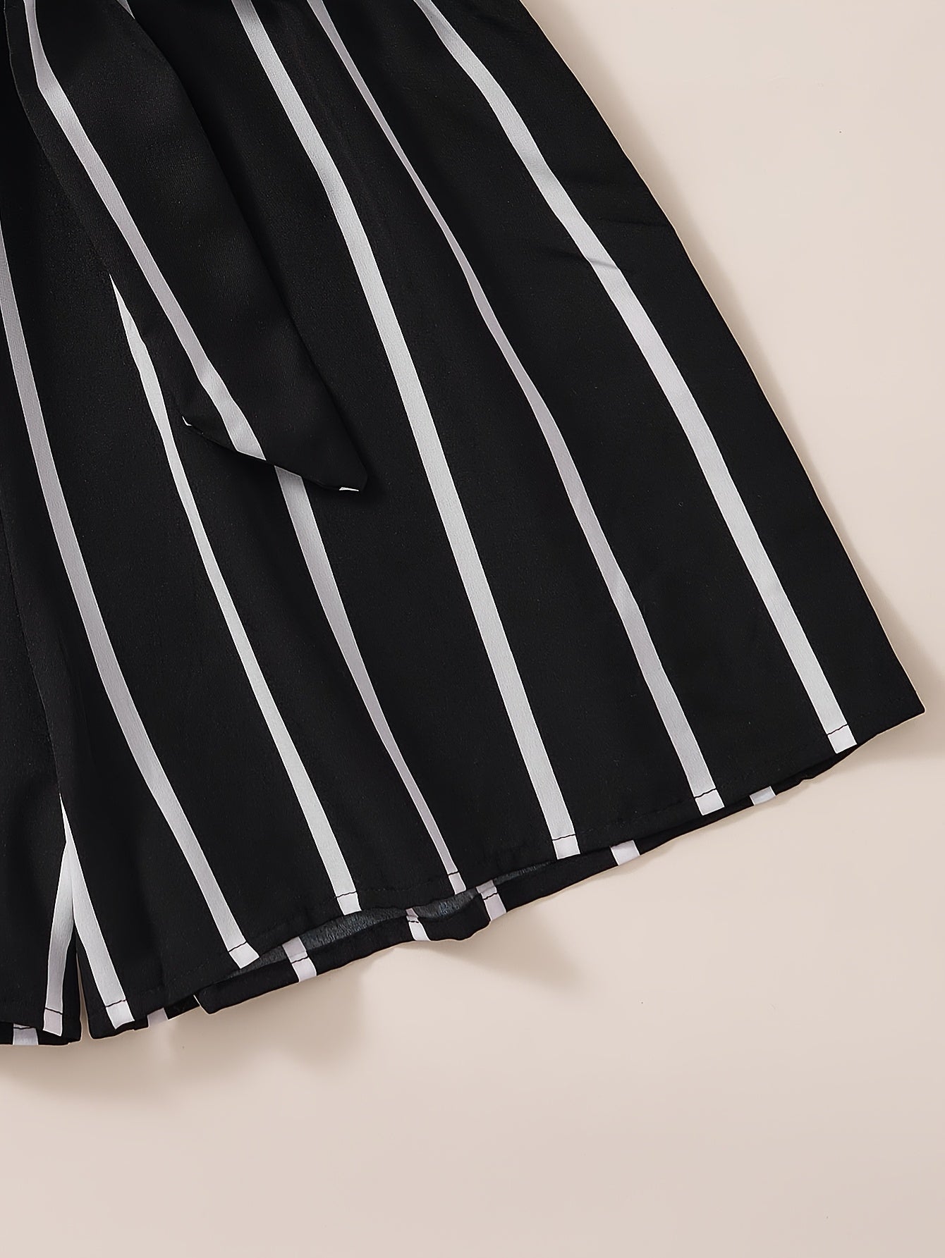 Combishort élégante à rayures pour femme, style décontracté été