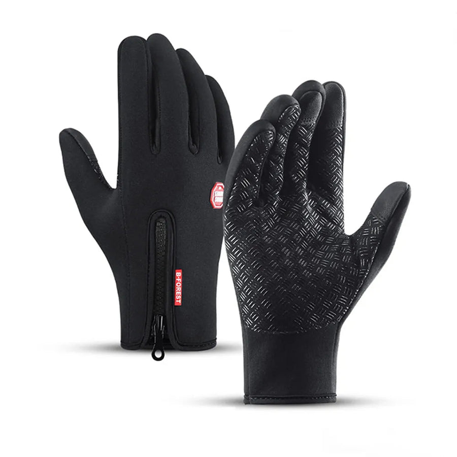 Unisex-Handschuhe mit Reißverschluss und verstärktem Grip, verschiedene Farben