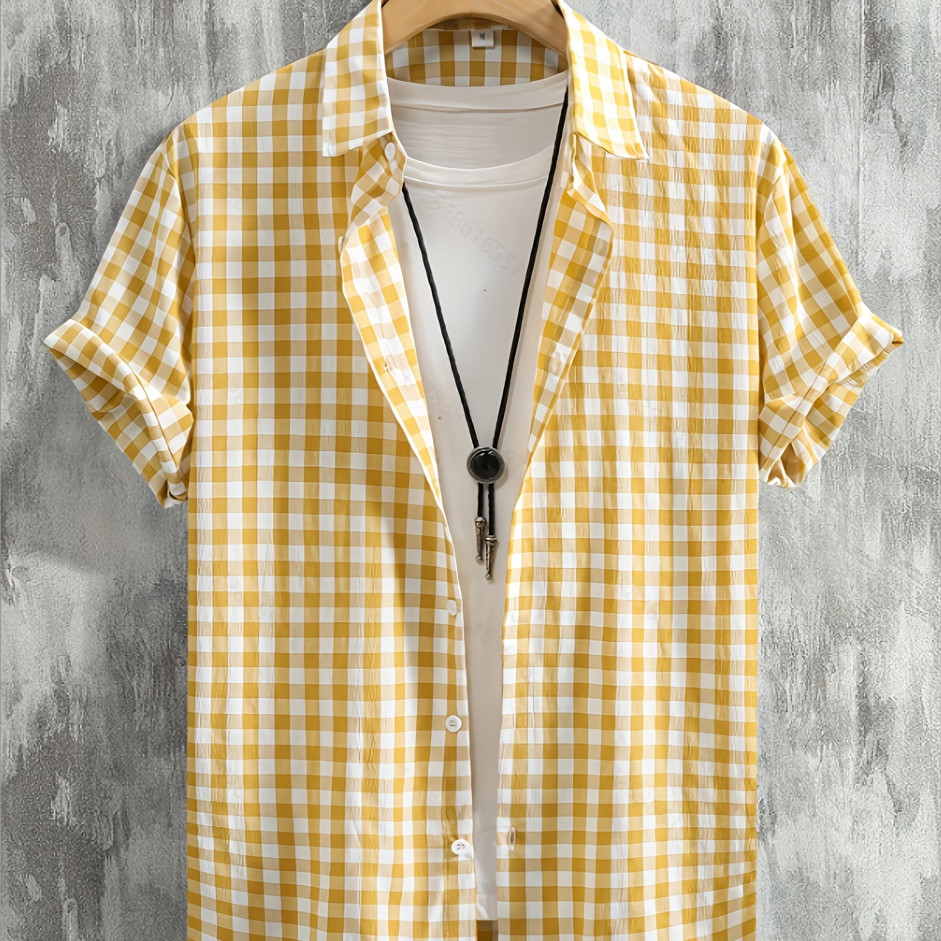 Chemise Décontractée à Carreaux pour Homme Style Urbain Polyvalent