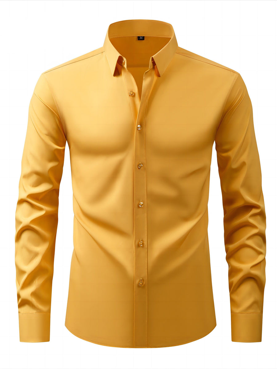 Elegant long-sleeve shirt for men – Dressy and casual style