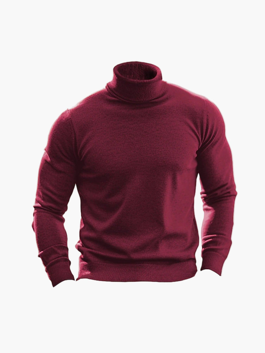 Men's turtleneck sweater modern stylish casual for autumn and winter