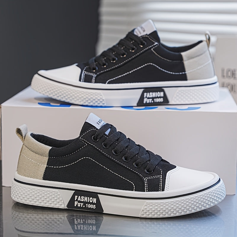 Herresneakers i lavt snit, urban skate-stil, trendy og afslappet