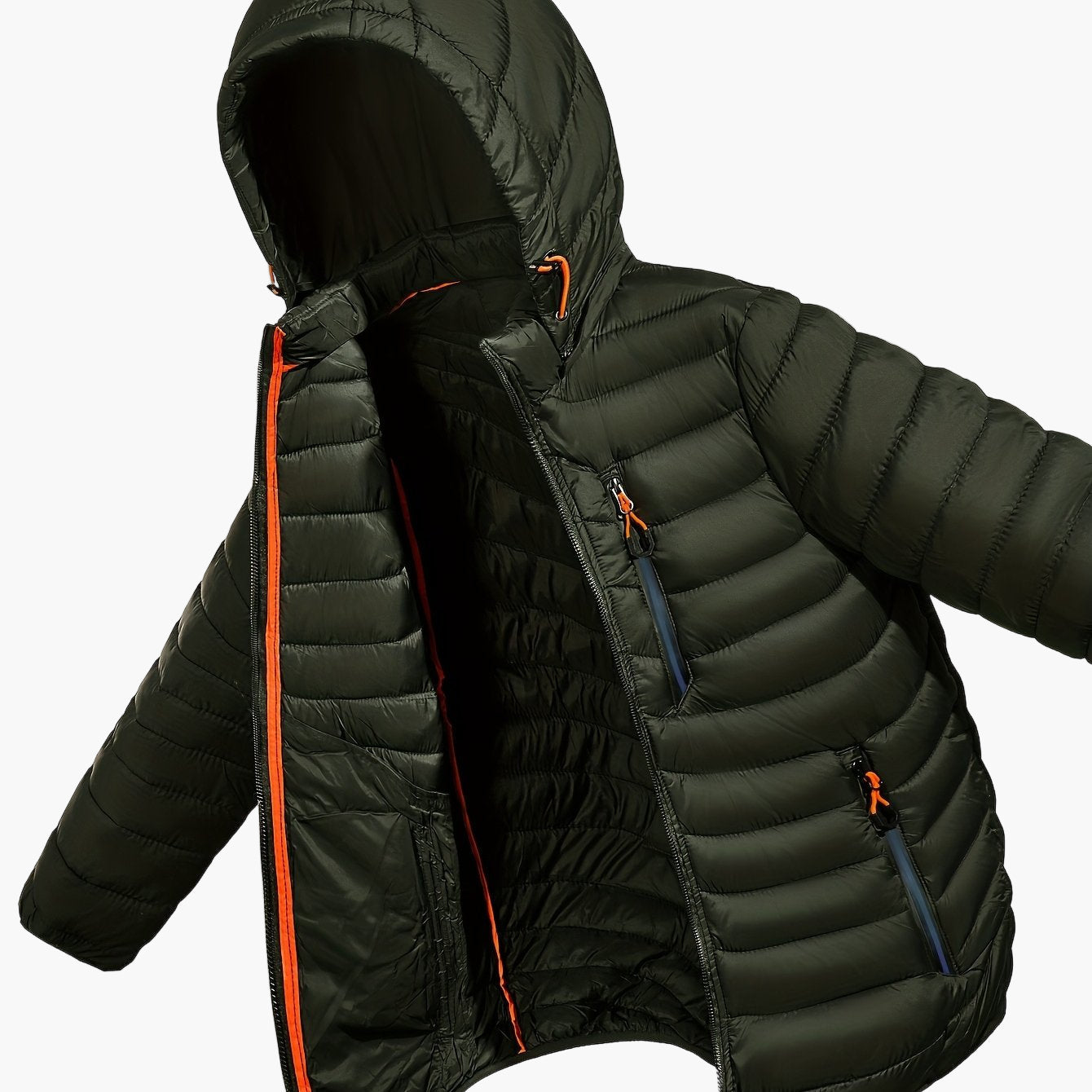 Men's Quilted Jacket Urban Style Versatile for Outdoor Activities