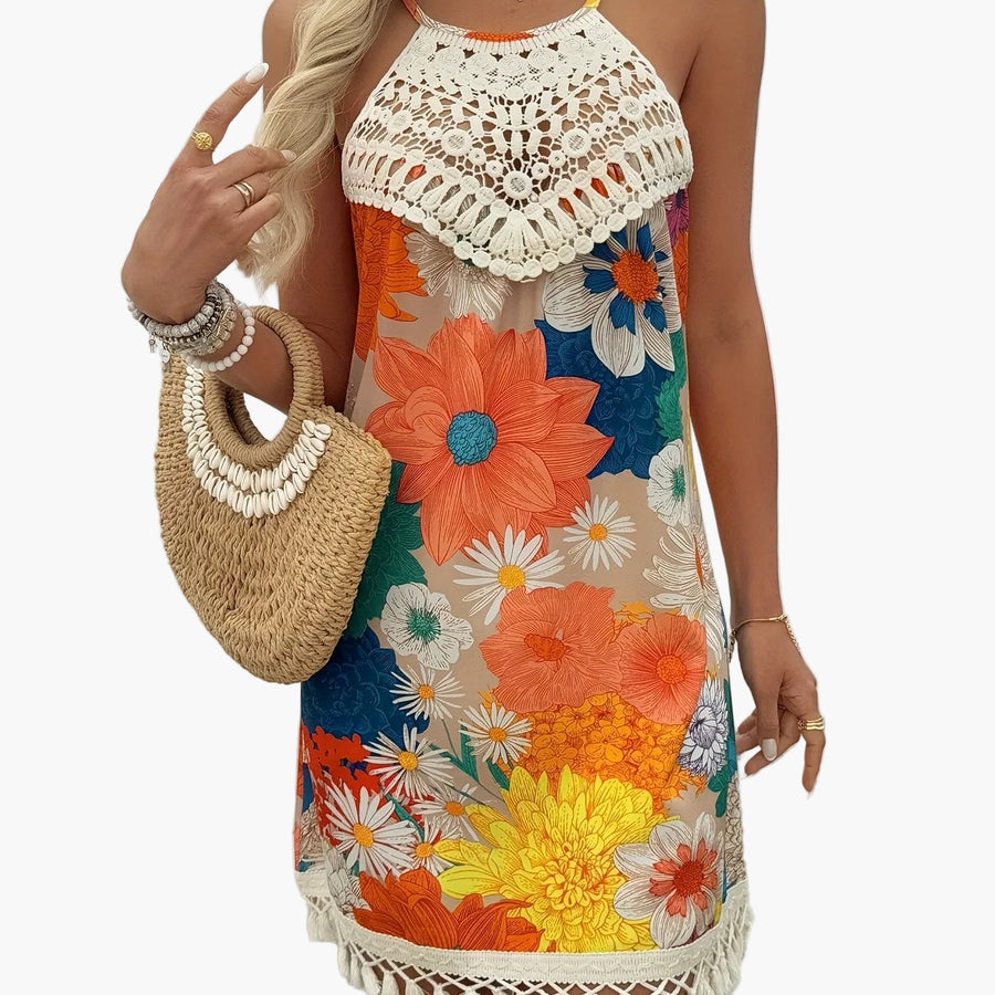 Robe d'été bohème chic pour femme à motifs cachemire, style décontracté et élégant
