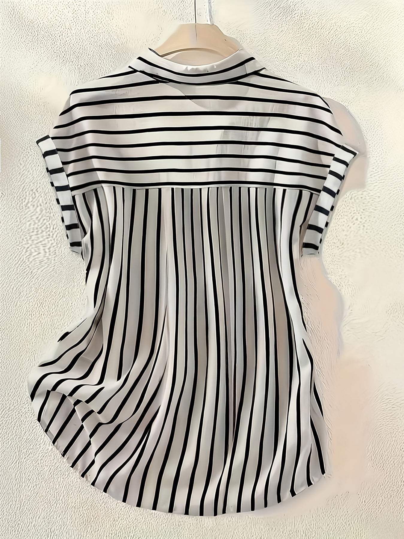 Blusa para mujer elegante con rayas verticales estilo casual verano