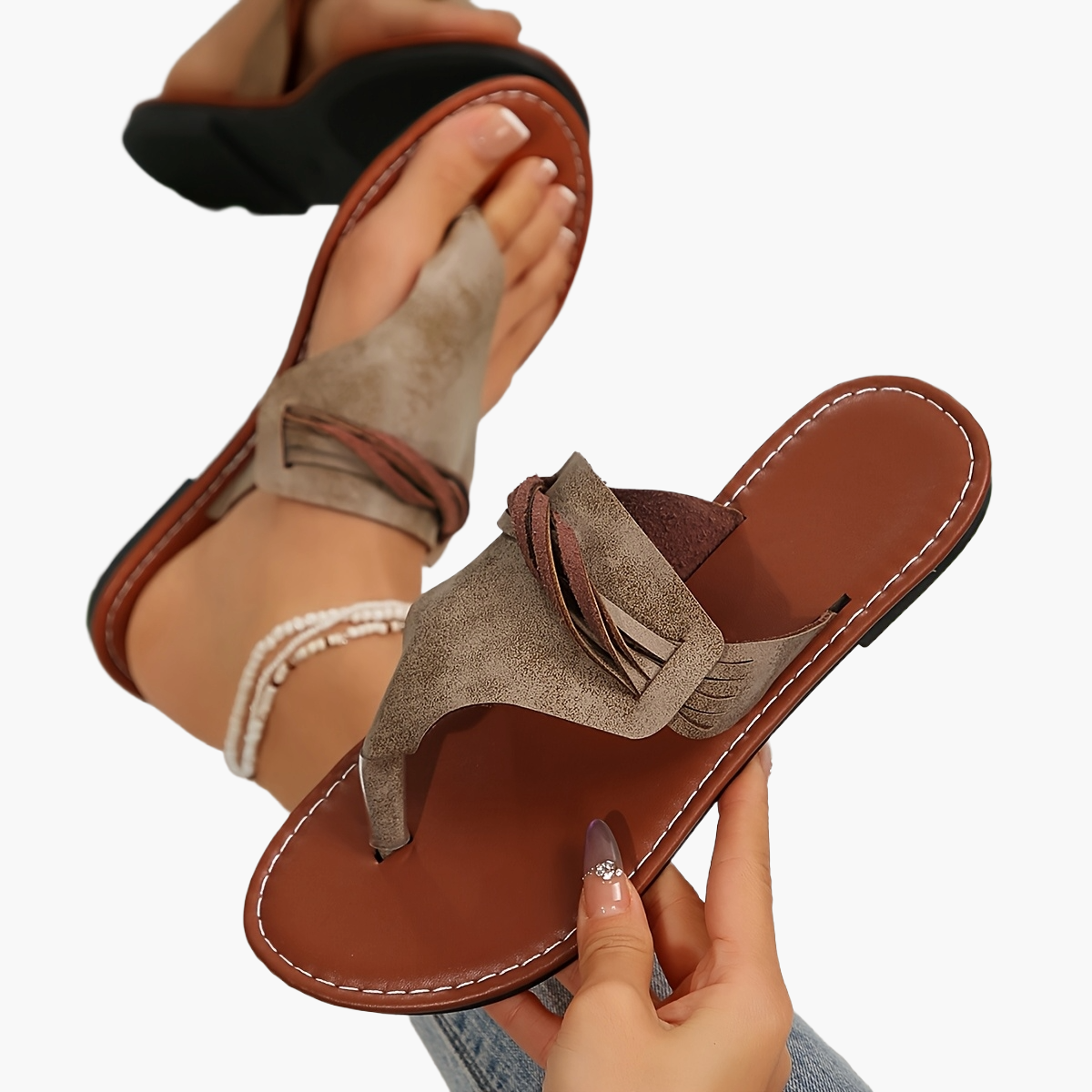 Women's Summer Sandals Bohemian Style Comfortable Chic Slip-On