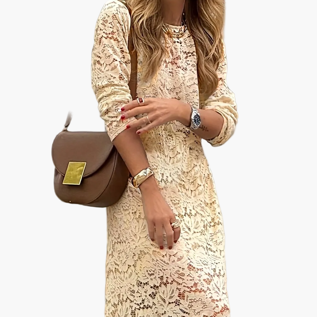 Robe Longue Femme Élégante Motif Floral Style Urbain
