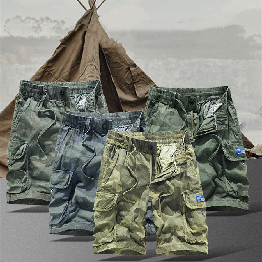 Brett – Shorts deportivos de camuflaje para hombres