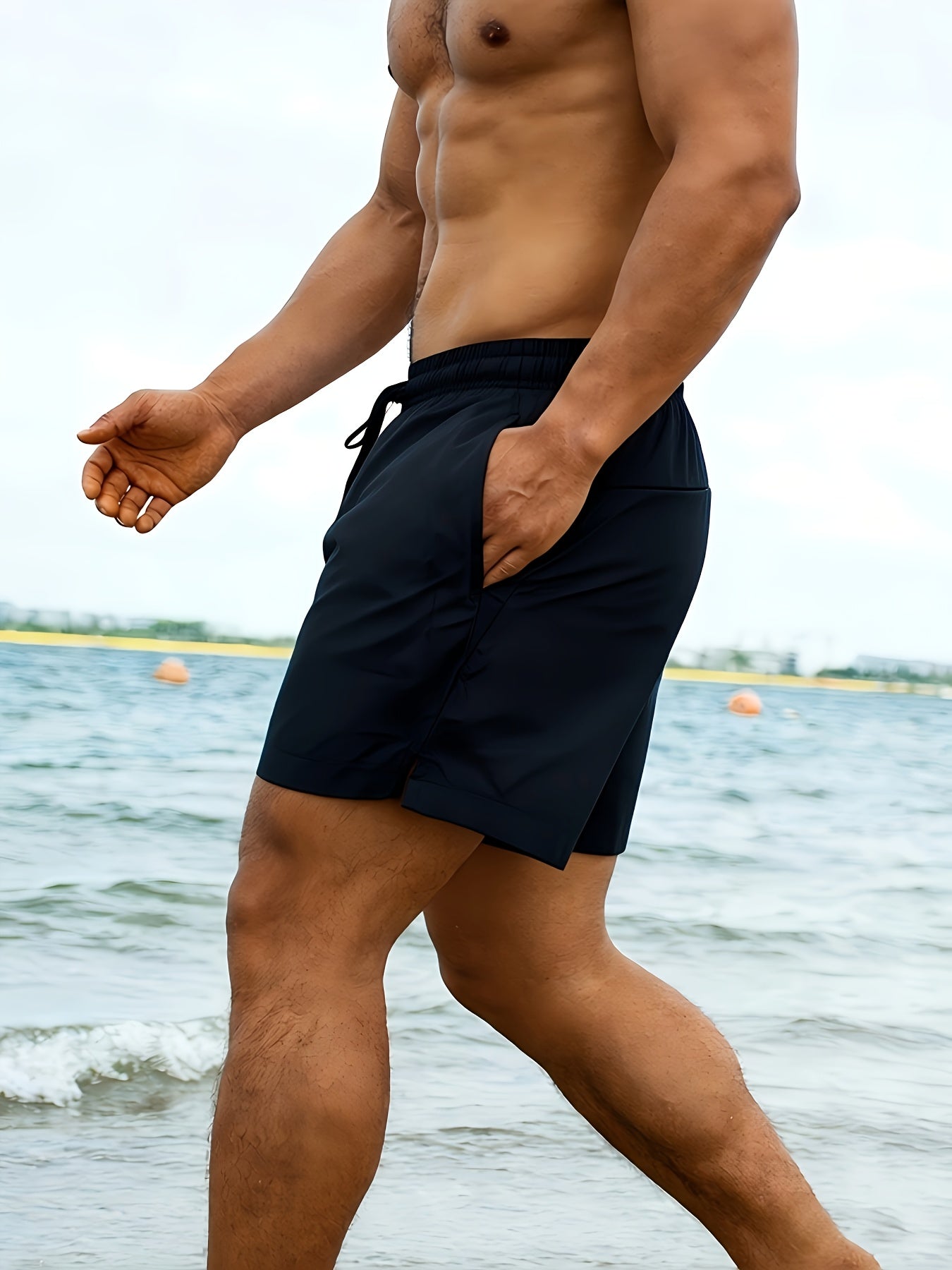 Short de bain homme style vacances – coupe régulière, look moderne pour la plage ou la piscine