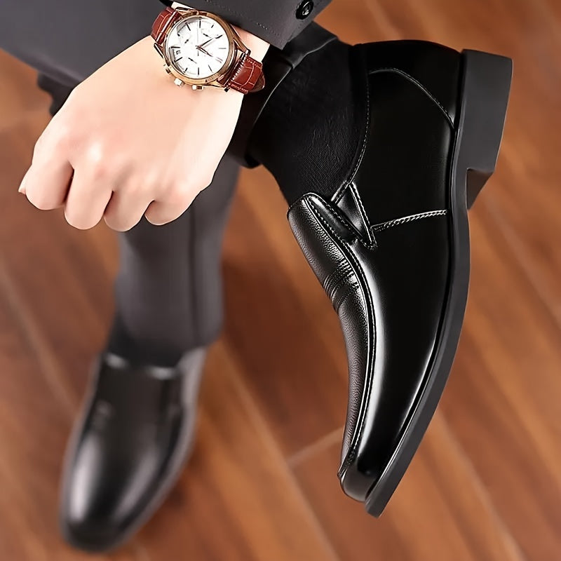 Elegante herresko slip-on i vintage stil til daglig brug og formelle lejligheder
