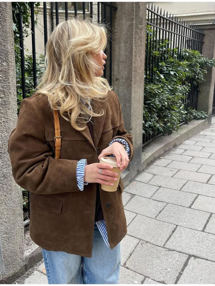 Cappotto trench oversize stile elegante per donna – Ideale per autunno e inverno