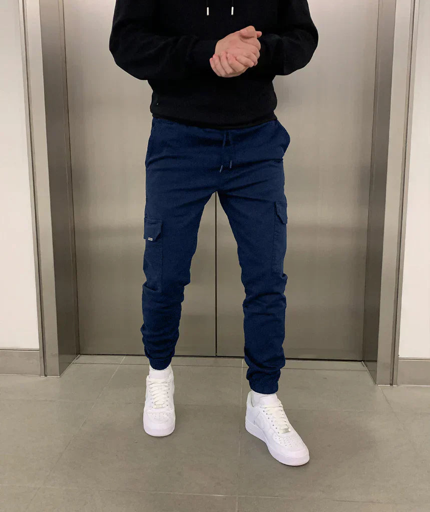 Pantalon cargo jogger pour homme style urbain et décontracté