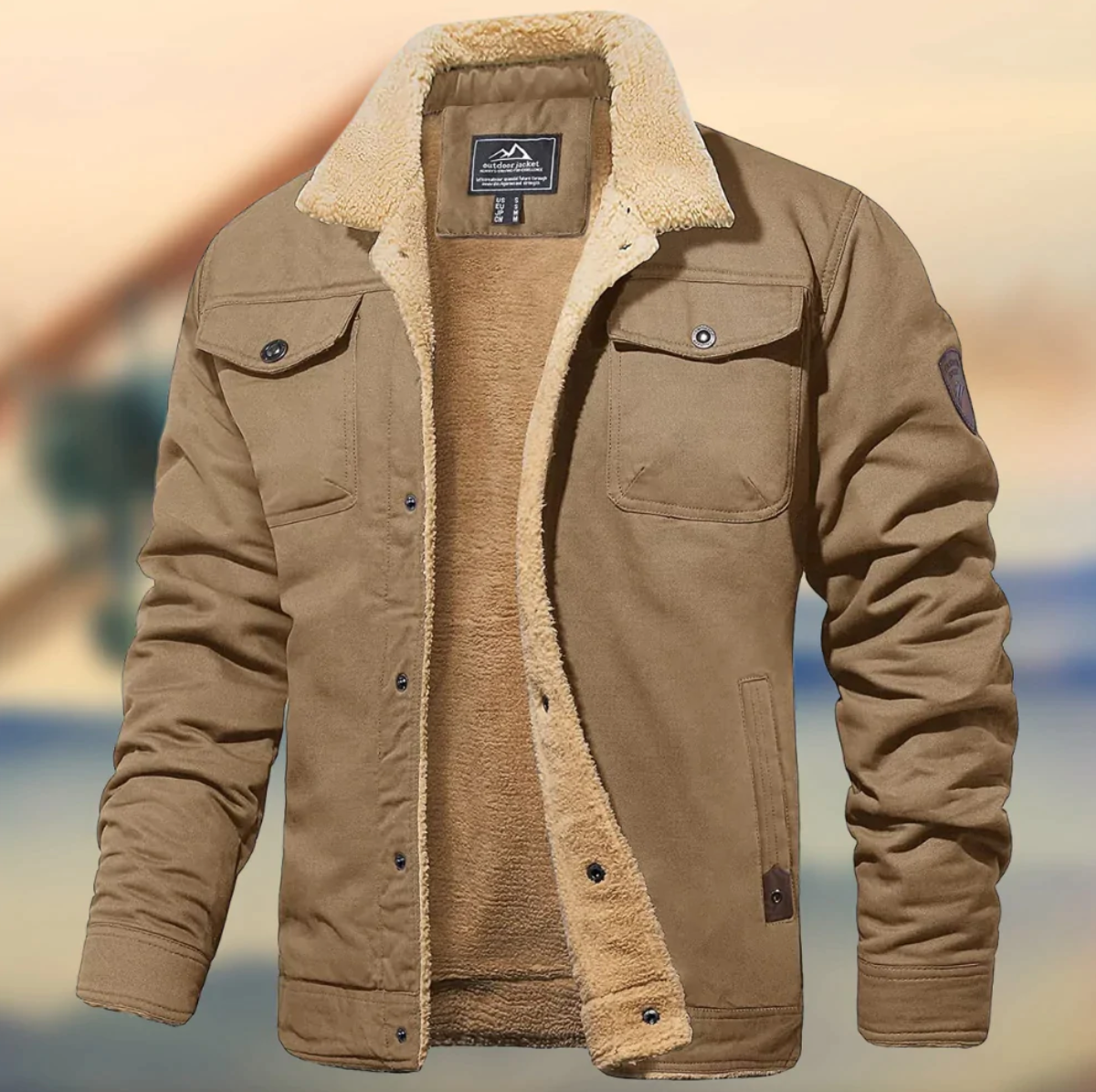 Julian - Winter Jacket with Fleece Lining