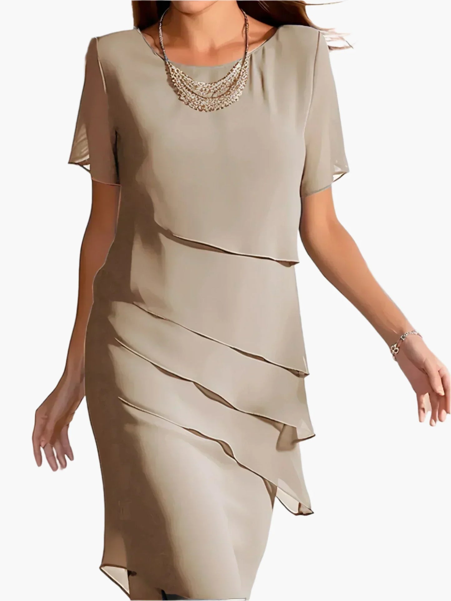 Vestido elegante para mujer con corte favorecedor para ocasiones especiales y noches