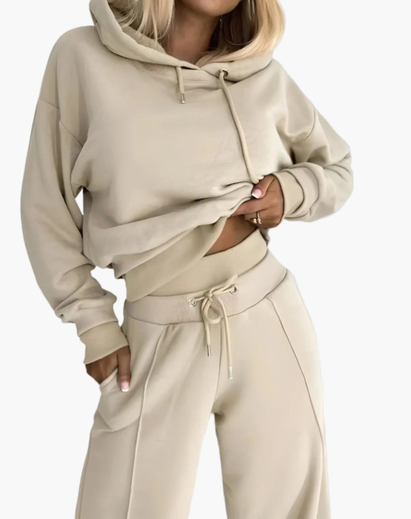 Damen Freizeit-Trainingsanzug 2-teilig – Moderner Stil, ideal für Freizeit und Entspannung