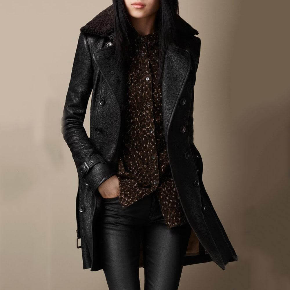 Manteau trench en pour femme élégant et tendance – Style urbain chic