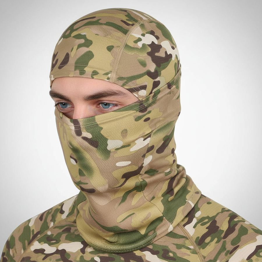 Unisex-balaclava til skiløb og vintersport - rød