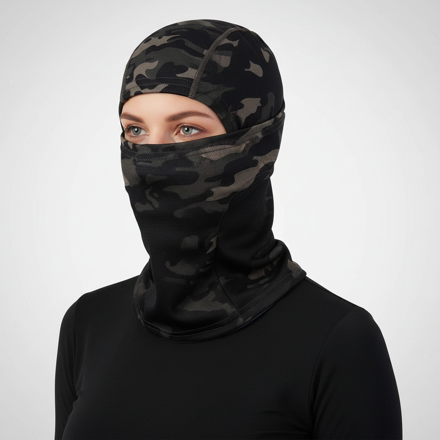 Unisex-balaclava til skiløb og vintersport - rød