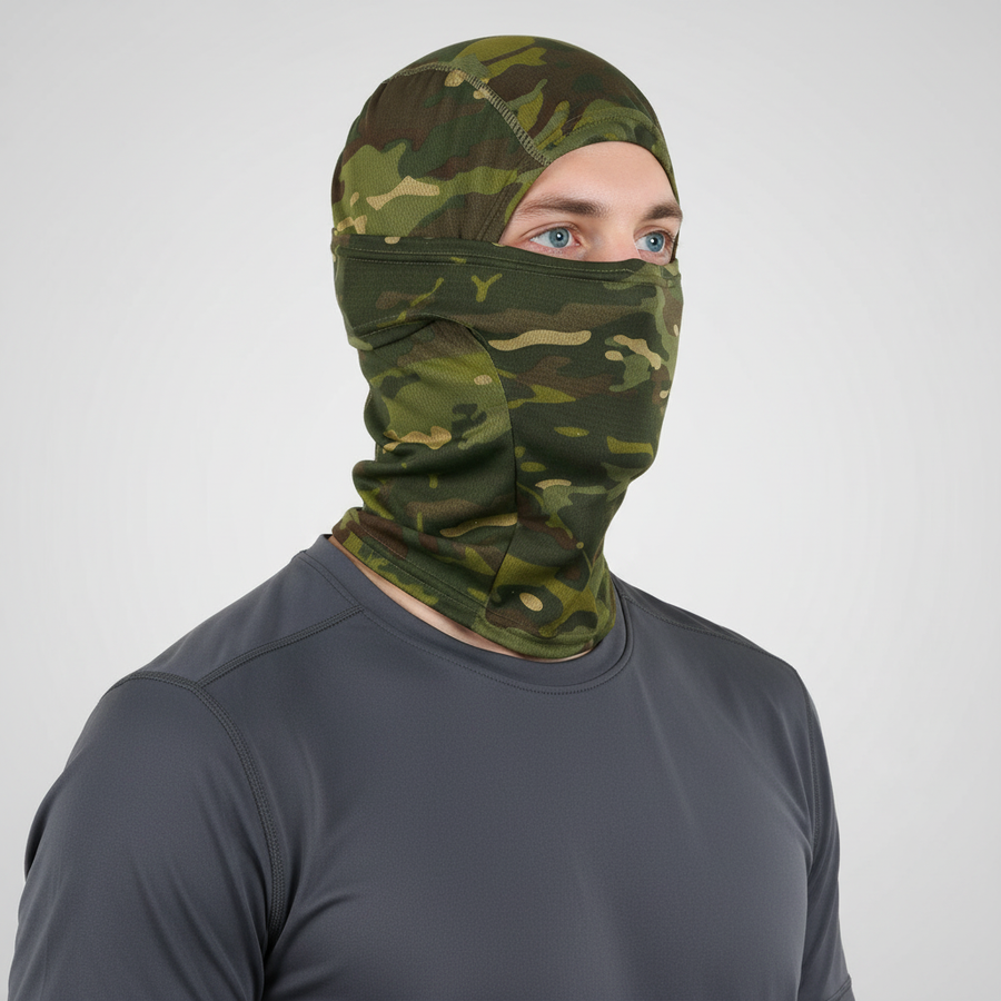 Unisex-balaclava til skiløb og vintersport - rød