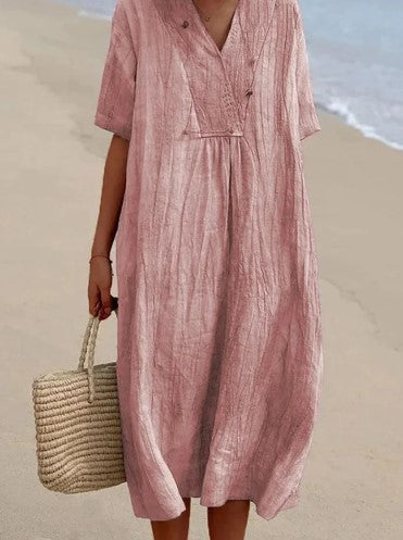 Vestido de Verano Casual para Mujer Estilo Bohemio con Cuello en V para Playa y Vacaciones
Source:
Robe d'Été Décontractée pour Femme Style Bohème à Col en V pour la Plage et les Vacances