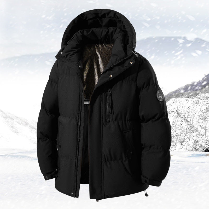 Gesteppte Kapuzenjacke für kaltes Wetter