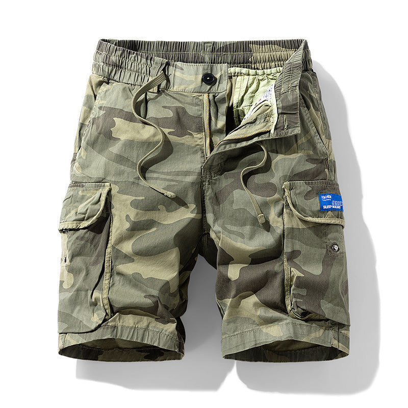 Brett – Shorts deportivos de camuflaje para hombres