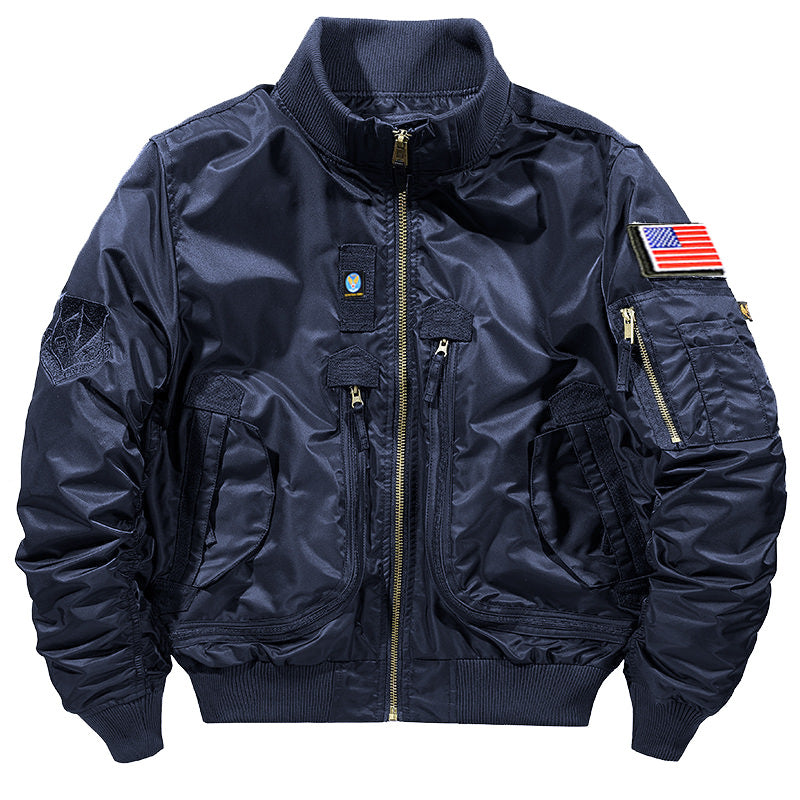 Blouson Bomber style aviateur pour homme, plusieurs couleurs, matelassé