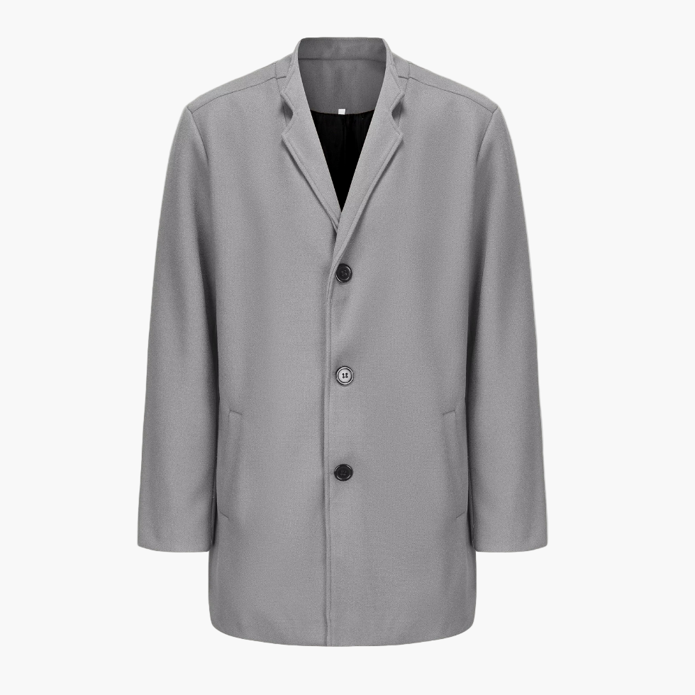 Cappotto uomo mezza stagione elegante taglio moderno stile urbano versatile