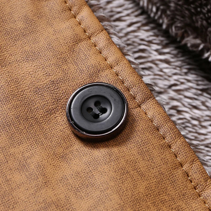 Herrevinterjakke i urban stil med varm foring og høj krave – Casual elegance og daglig komfort