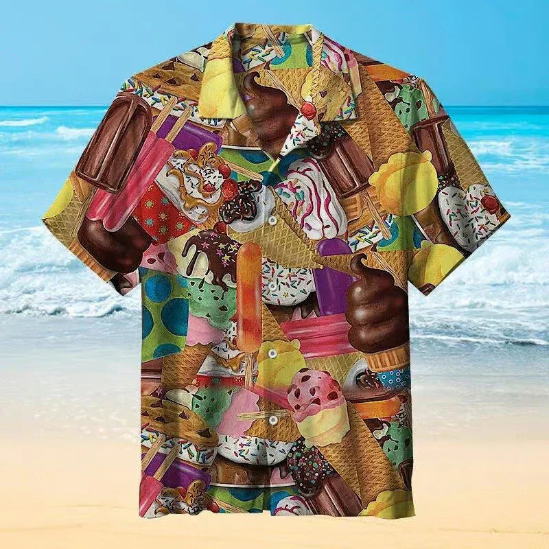 Aloha™ - Sommer Skjorte med Isprint
