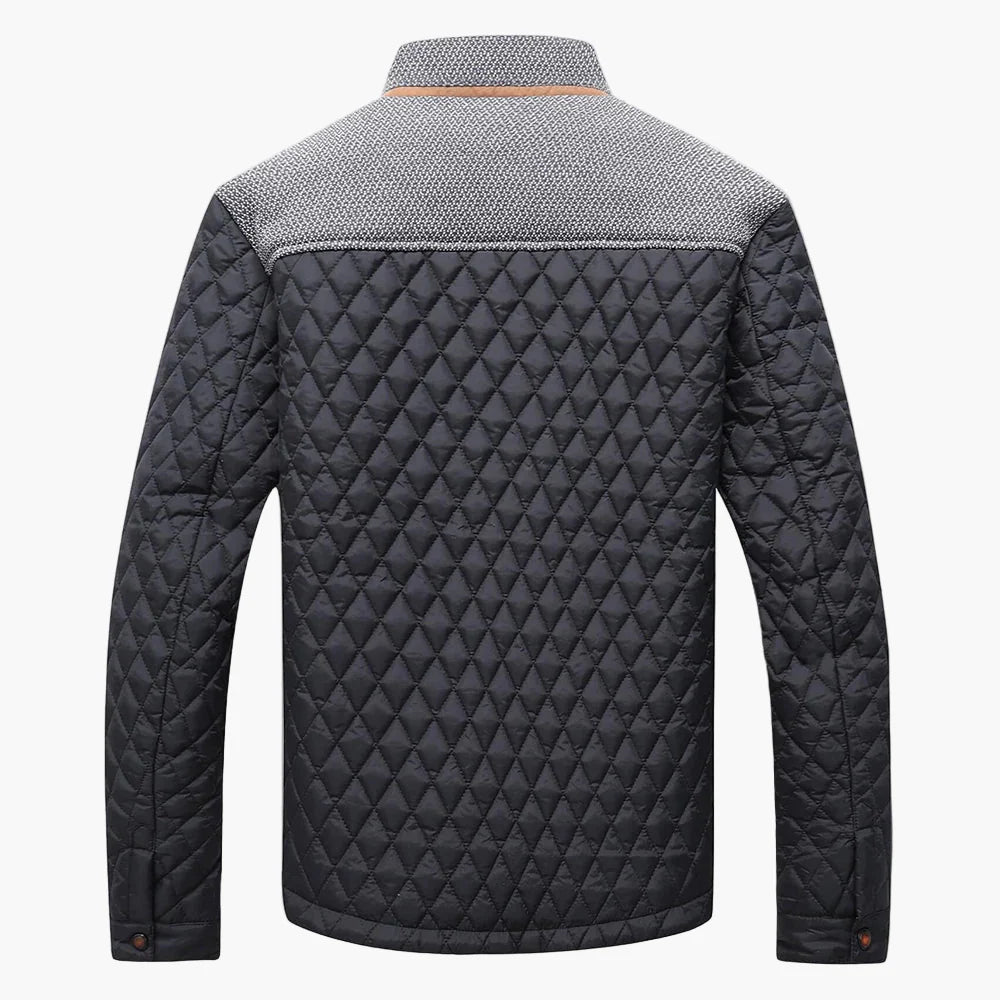 Chaqueta acolchada para hombre estilo bomber casual para otoño e invierno