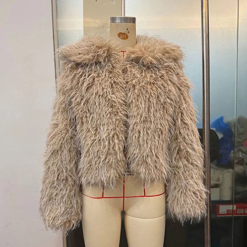 Manteau Femme Hiver Doux Capuche Panneaux Fausse Fourrure Matelassé Manches Longues