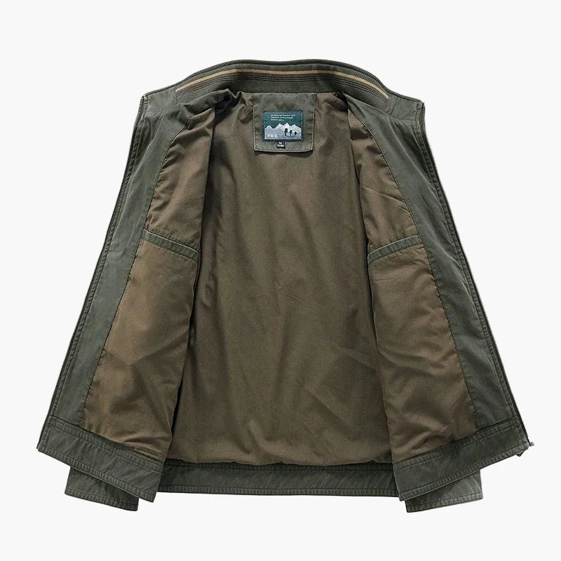 Chaqueta casual para hombre estilo motorista ideal para media estación