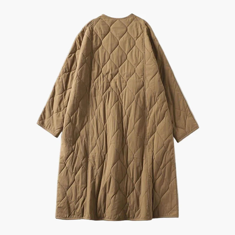 Cappotto trapuntato ampio stile giapponese da donna – Eleganza casual autunno-inverno