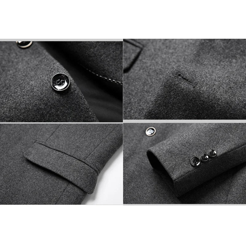Veste Blazer Style Classique Homme Élégant Affaires et Casual
