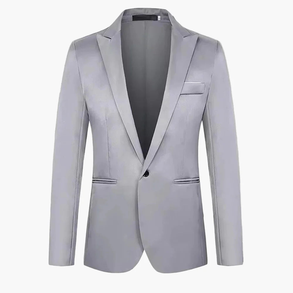 Chaqueta de traje elegante para hombre estilo negocios – Ideal para oficina y ocasiones formales
