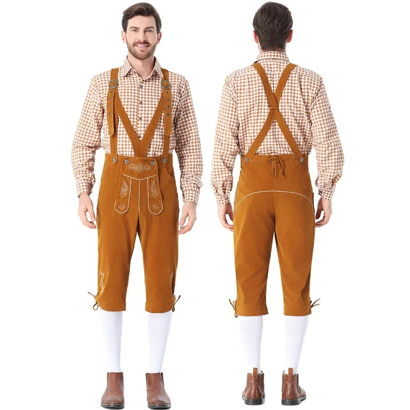 Karneval Oktoberfest-festival herrekostume pubtøj klubtøj bartender-outfit cosplay iøjnefaldende festkjole Halloween
