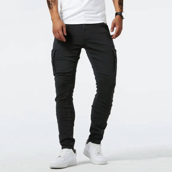 Mehrfachtaschen Cargo-Jeans für Herren