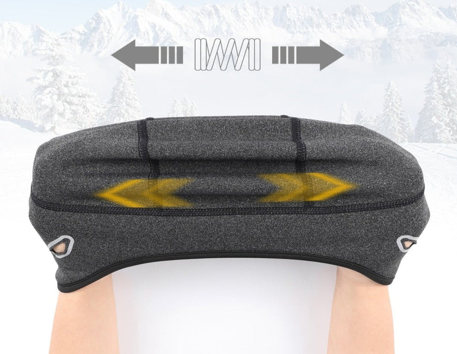 Dark Gray Winter Beanie with Ear Flaps