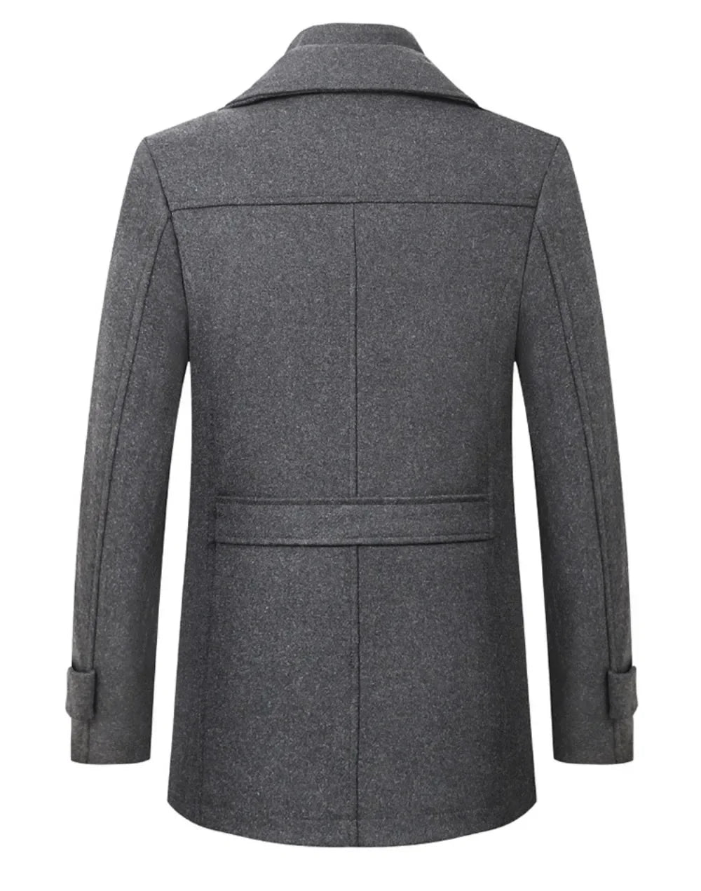 Giles – Abrigo para hombre en mezcla con doble cuello