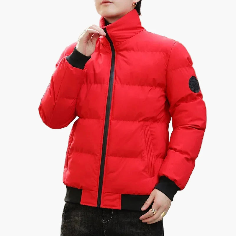 Chaqueta acolchada elegante para hombre estilo urbano – Abrigo de moda para invierno